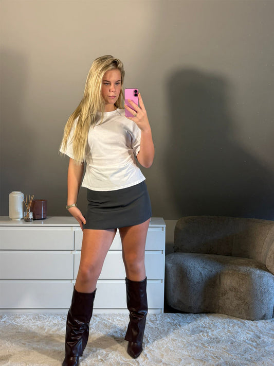 Getailleerd shirt - Wit